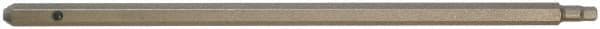 Paramount - 1/8" Hex Screwdriver Blade - 5mm Drive, 5-1/2" OAL - Exact Tooling
