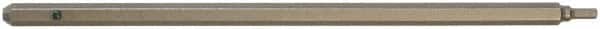 Paramount - 3/32" Hex Screwdriver Blade - 5mm Drive, 5-1/2" OAL - Exact Tooling