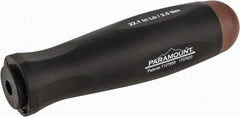 Paramount - 1 Piece, 2.5 Max N/m, Preset Torque Limiting Screwdriver - 0.1969" Drive - Exact Tooling