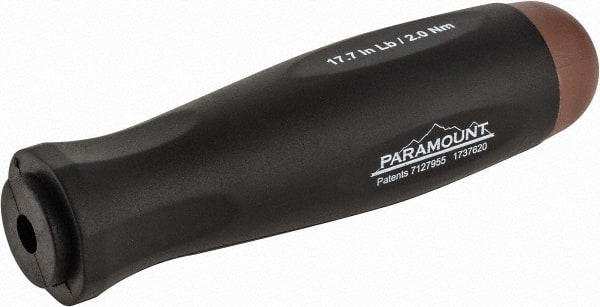 Paramount - 1 Piece, 2 Max N/m, Preset Torque Limiting Screwdriver - 0.1969" Drive - Exact Tooling