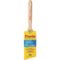 Purdy - 2-1/2" Angled Hog General Purpose Paint Brush - 2-7/8" Bristle Length, 7-1/4" Wood Fluted Handle - Exact Tooling
