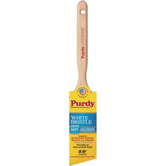 Purdy - 2" Angled Hog General Purpose Paint Brush - 2-5/8" Bristle Length, 7-1/4" Wood Fluted Handle - Exact Tooling