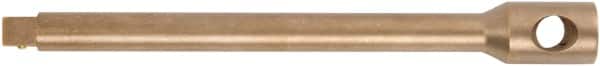 Ampco - 1/2" Drive Standard Socket Extension - 5" OAL - Exact Tooling