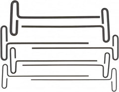 Bondhus - 8 Piece Loop T-Handle Hex Key Set - Hex Range 2 to 10mm, 9" OAL, Protanium High Torque Steel - Exact Tooling