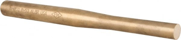 Ampco - 1/2" Pin Punch - 8" OAL, Aluminum Bronze - Exact Tooling