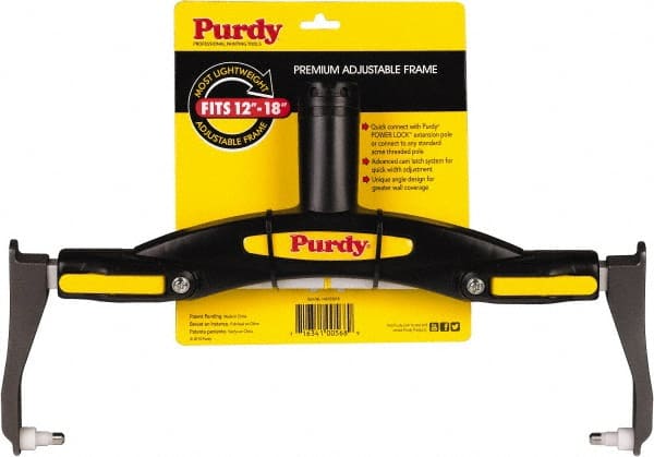 Purdy - 12-18 Inch Wide Stainless Steel Chrome Finish Adjustable Frame - Exact Tooling