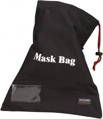 Allegro - Full Face Mask Face Shield Storage Bag - Cotton (Outer), 14" Long x 1/4" Wide, 1,000 Cu In Capacity - Exact Tooling