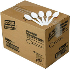 Dixie - Dixie Plastic Tableware, Mediumweight Teaspoons - White - Exact Tooling