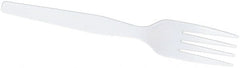 Dixie - Dixie Heavy Mediumweight Plastic Forks - White - Exact Tooling