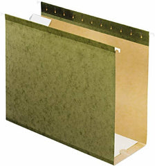 Pendaflex - 8-1/2 x 11", Letter Size, Standard Green, Hanging File Folders with Box Bottom - 11 Point Stock, 1/5 Tab Cut Location - Exact Tooling