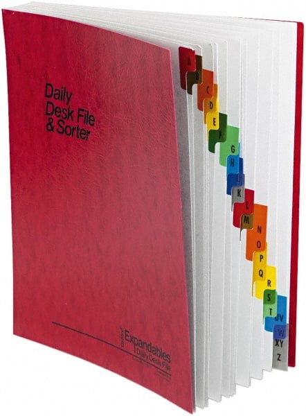 Pendaflex - 8-1/2 x 11", Letter Size, Red, Data Binders - 11 Point Stock - Exact Tooling