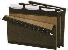 Pendaflex - 8-1/2 x 11", Letter Size, Standard Green, Standard Hanging File Folders - 11 Point Stock, 1/3 Tab Cut Location - Exact Tooling