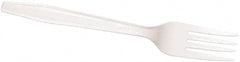 Boardwalk - Boardwalk Full Length Polystyrene Cutlery, Fork - White - Exact Tooling