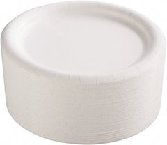 AJM Packaging Corporation - Premium Coated Paper Plates, 9" - White - Exact Tooling