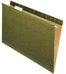 Pendaflex - 8-1/2 x 14", Legal, Standard Green, Standard Hanging File Folders - 11 Point Stock, 1/5 Tab Cut Location - Exact Tooling