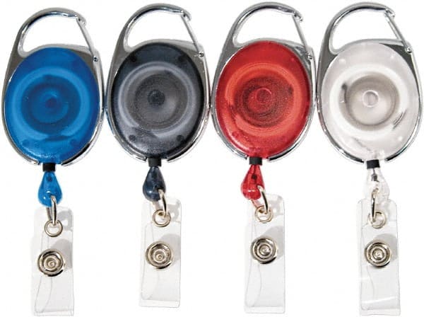 ADVANTUS - 30 Inch Long, Retractable ID Holder Strap - Assorted Colors, 20 Pack - Exact Tooling