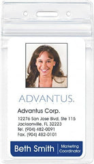 ADVANTUS - Various Attachment Types Badge Holder - Clear - Exact Tooling