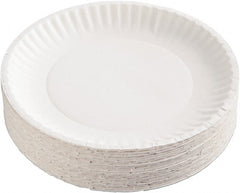 AJM Packaging Corporation - Coated Paper Plates, 9" - White - Exact Tooling