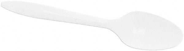 DART - Dart Style Setter Mediumweight Plastic Teaspoons - White - Exact Tooling