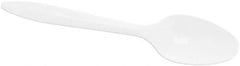 DART - Dart Style Setter Mediumweight Plastic Teaspoons - White - Exact Tooling