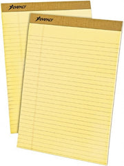AMPAD - 50 Sheet, 8-1/2 x 11-3/4", Legal (Style) Writing Pad - Canary - Exact Tooling