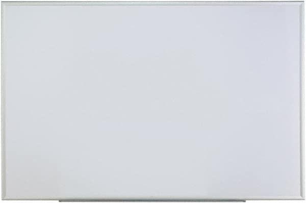 UNIVERSAL - 48" High x 72" Wide Erasable Melamine Marker Boards - Anodized Aluminum, 0.6" Deep, Includes Mounting Kit - Exact Tooling