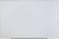 UNIVERSAL - 48" High x 72" Wide Erasable Melamine Marker Boards - Anodized Aluminum, 0.6" Deep, Includes Mounting Kit - Exact Tooling