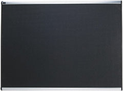 Quartet - 48" Wide x 36" High Tack Bulletin Board - High-Density Foam, Black - Exact Tooling