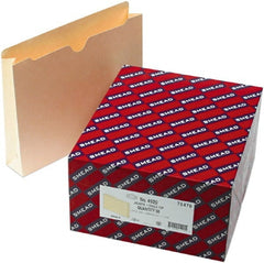 Samsill - 8-1/2 x 11", Letter Size, Manila, File Jacket/Sleeve/Wallet with Expanding Jacket - 11 Point Stock, Straight Tab Cut Location - Exact Tooling
