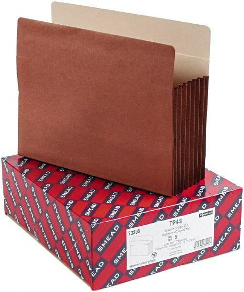 Samsill - 8-1/2 x 11", Letter Size, Manila/Redrope, Expandable File Folders with Drop Front & Top Tab Pocket - 11 Point Stock, Straight Tab Cut Location - Exact Tooling