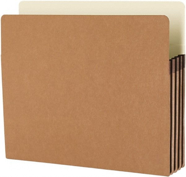 Samsill - 8-1/2 x 11", Letter Size, Manila/Redrope, Expandable File Folders with Drop Front & Top Tab Pocket - 11 Point Stock, Straight Tab Cut Location - Exact Tooling