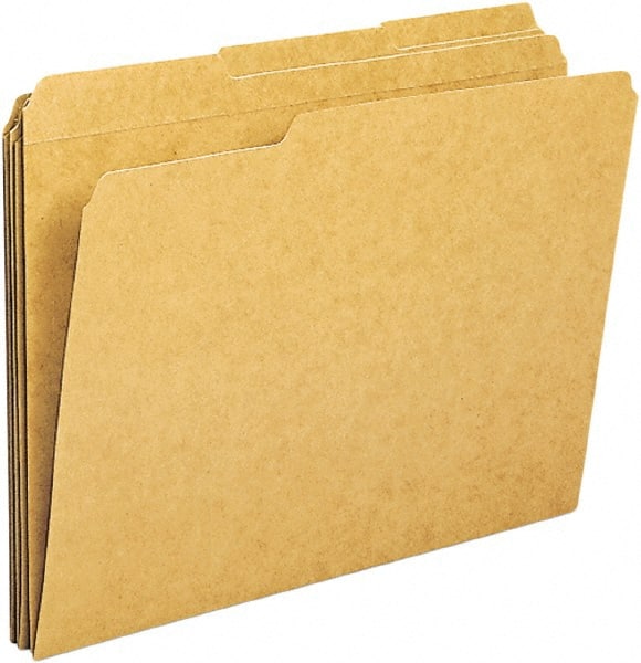 Samsill - 8-1/2 x 11", Letter Size, Kraft, File Folders with Top Tab - 11 Point Stock, 1/3 Tab Cut Location - Exact Tooling