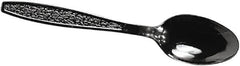 Solo - SOLO Cup Company Guildware Heavyweight Plastic Teaspoons - Black - Exact Tooling