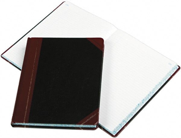 Boorum & Pease - 300 Sheet, 10-3/8 x 8-1/8", Record Rule Columnar Book - Black - Exact Tooling