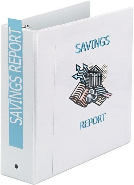 AVERY - 3" Sheet Capacity, 11 x 8-1/2", View Ring Binder - Exact Tooling