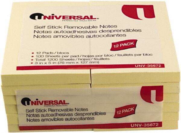 UNIVERSAL - Self-Stick Note & Page Flag Dispensers Size: 3" x 5" - Exact Tooling