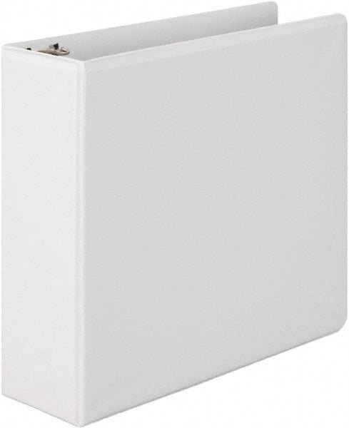 Wilson Jones - 3" Sheet Capacity, 11 x 8-1/2", View Ring Binder - Vinyl, White - Exact Tooling