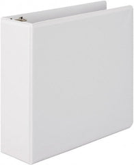 Wilson Jones - 3" Sheet Capacity, 11 x 8-1/2", View Ring Binder - Vinyl, White - Exact Tooling