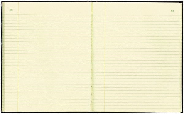 National Brand - 150 Sheet, 10-3/8 x 8-3/8", Record Rule Record/Account Book - Black & Burgundy - Exact Tooling
