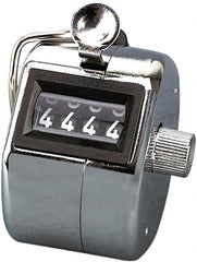 BATES - 4 Digit Wheel Display Tally Counters-Hand - Exact Tooling
