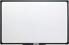 UNIVERSAL - 24" High x 36" Wide Erasable Melamine Marker Boards - Anodized Aluminum, 42-1/4" Deep, Includes Mounting Kit - Exact Tooling