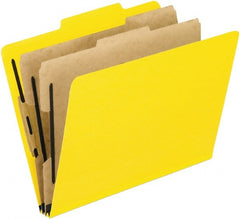 Pendaflex - 8-1/2 x 11", Letter Size, Green, Classification Folders with Top Tab Fastener - 11 Point Stock, 2/5 Tab Cut Location - Exact Tooling