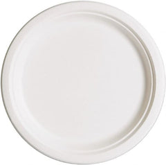 ECO PRODUCTS - Eco-Products Compostable Sugarcane Dinnerware, 10" Plate - White - Exact Tooling