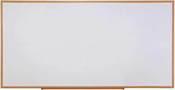 UNIVERSAL - 48" High x 96" Wide Erasable Melamine Marker Boards - Fiberboard Frame, 1" Deep, Includes Mounting Kit - Exact Tooling
