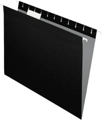 Pendaflex - 8-1/2 x 11", Letter Size, Black, Standard Hanging File Folders - 11 Point Stock, 1/5 Tab Cut Location - Exact Tooling