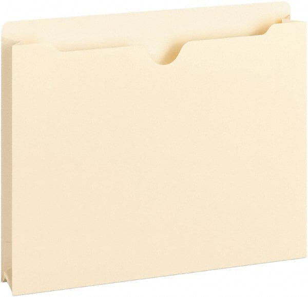 Samsill - 8-1/2 x 11", Letter Size, Manila, File Jacket/Sleeve/Wallet with Expanding Jacket - 11 Point Stock, Straight Tab Cut Location - Exact Tooling