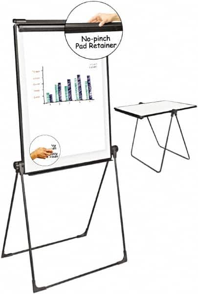UNIVERSAL - Foldable Double Sided Dry Erase Easel - 37-1/2 Inch High - Exact Tooling