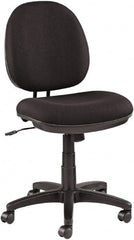 ALERA - 16-1/2" High Office/Managerial/Executive Chair - 19" Wide x 17" Deep, 100% Acrylic Seat, Black - Exact Tooling