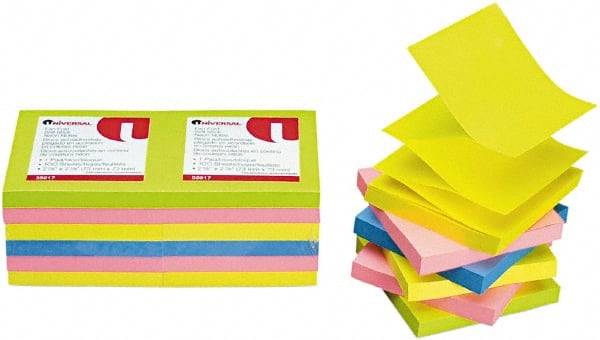 UNIVERSAL - Self-Stick Note & Page Flag Dispensers Size: Pop-Up For Use With: Pop-Up Dispenser - Exact Tooling