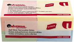 UNIVERSAL - Self-Stick Note & Page Flag Dispensers Size: 3" x 3" - Exact Tooling